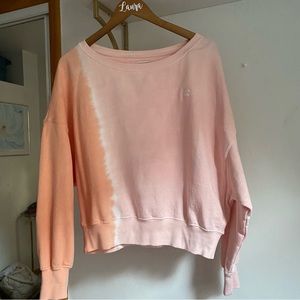 Billabong pink tie dye sweatshirt